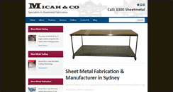 Desktop Screenshot of micahandco.com.au